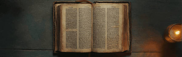 An ancient and open book